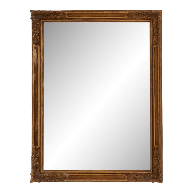 19th Century France Gold Wood Mirror For Sale