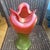 Art Nouveau Bohemian Rindskopf Pepita Handblown Iridescent Vase Circa 1900. Vase For Sale - Image 3 of 4