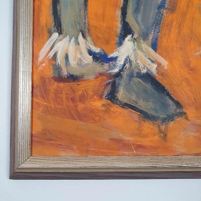 Malte Nyberg-Tolf, African Tribal Dance, 1950s, Oil on Panel For Sale - Image 16 of 18