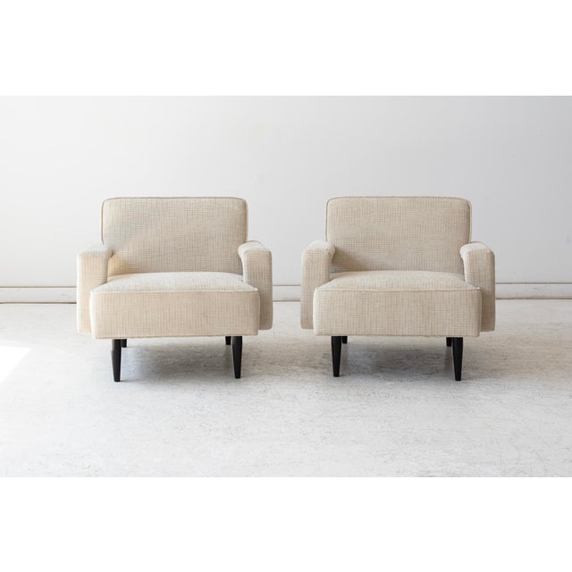 Mid-Century Modern Pair of Paul Laszlo Style Lounge Chairs For Sale - Image 3 of 12