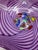 1980s Pretty Purple Murano Style Glass Plate For Sale - Image 11 of 14