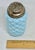 Attributed to Consolidated Glass Eapg Light Blue Opaline Cone/Pineapple Sugar Shaker C1890 Usa For Sale - Image 11 of 12
