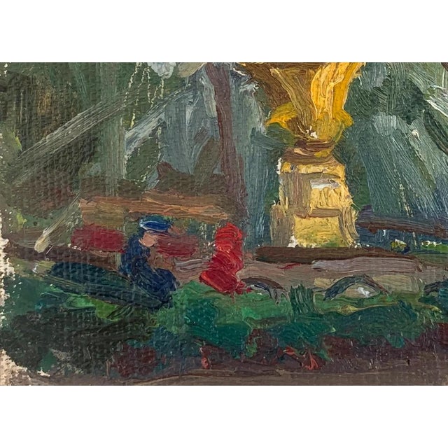 1960s Spring Landscape Antique Oil Painting Original Art Ukrainian artistSokolovsky G. 12-17 1960s For Sale - Image 5 of 6