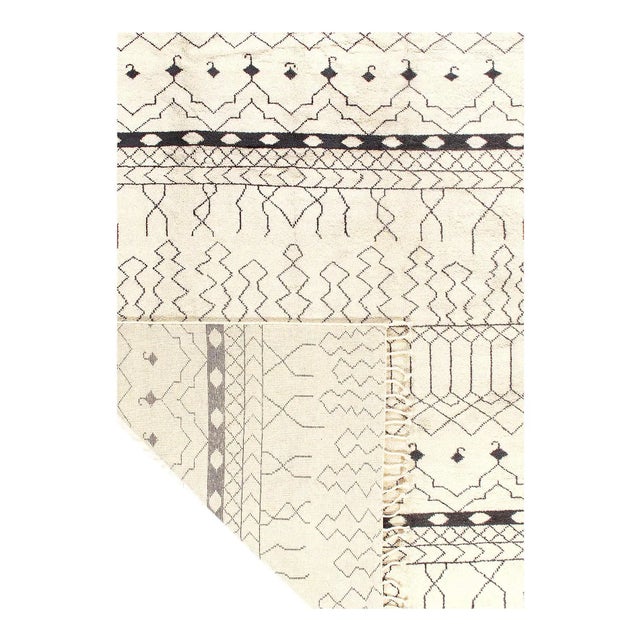 Moroccan 2020s Moroccan Design Hand-Knotted Rug For Sale - Image 3 of 4