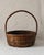 Vintage Handwoven Gathering Basket With Tall Handle For Sale In Los Angeles - Image 6 of 6