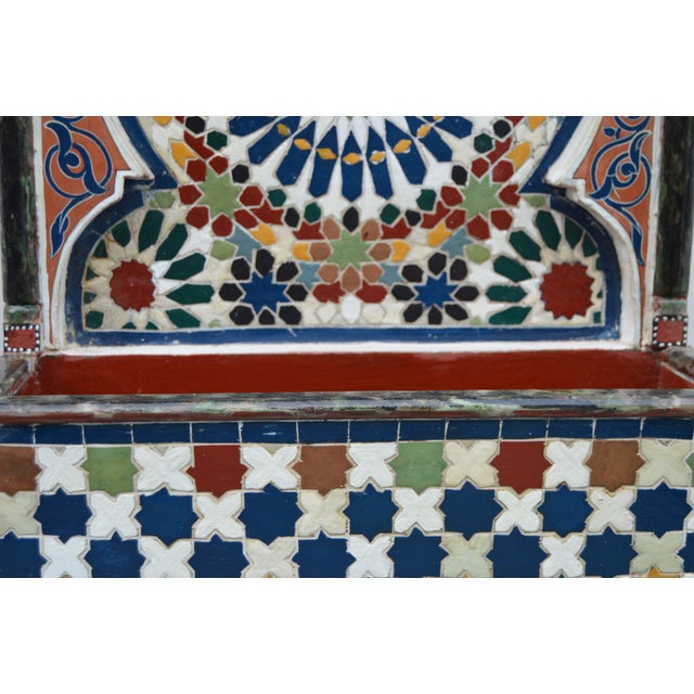 Mid 20th Century Design Handmade Moorish Fountain For Sale - Image 9 of 10