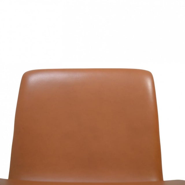 Vintage Oxford Chair in Cognac Leather by Arne Jacobsen, 1980s For Sale - Image 6 of 13