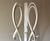 Vintage Hand-Forged Iron Coat Stand in White and Gold, 1950s For Sale - Image 4 of 18