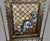 Glass Antique Victorian Jeweled & Leaded Stained Glass Fireplace Screen For Sale - Image 7 of 11