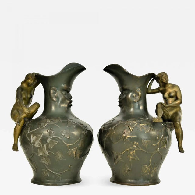Art Nouveau Pitchers from Charles Théodore Perron, 1900s, Set of 2 For Sale - Image 13 of 13