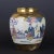 Chinese Vintage Ceramic Pot,Gold Ground Blue and White Famille Verter Porcelain Jar Hand Painted Eight Immortals Pattern For Sale - Image 4 of 7