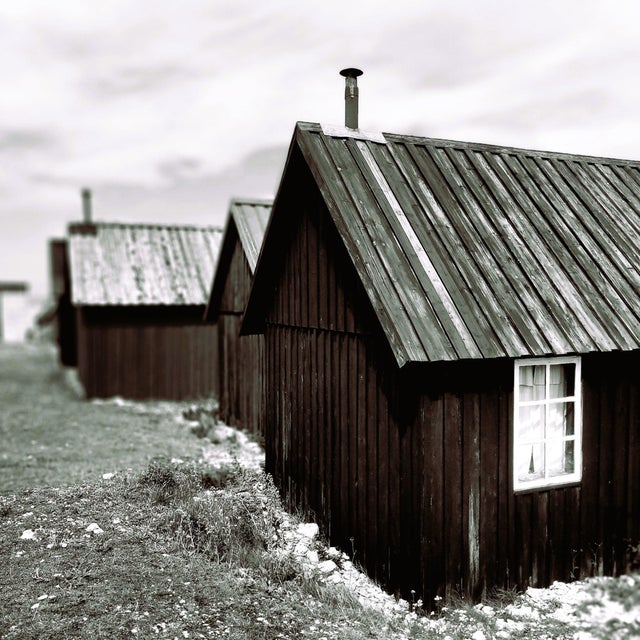 Justina Napiórkowska, Fårö, Sweden, Seaside, Black & White Photograph For Sale