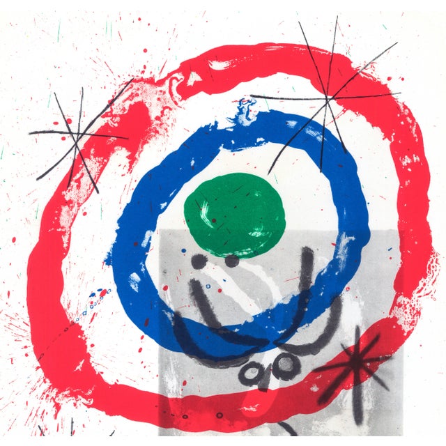 Original lithograph "Peintures sur Cartons" (Composition Vii) by Joan Miró, printed and published in 1965 by Maeght...