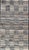 Hi Low pile rug, combination of Kilim and pile Rug with Checkerboard design in gray, charcoal, and blue, Shades of blue...