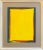 Abstract 1991 "Study in Yellow" Modern Abstract Gouache Painting by Satori Gregorakis, Framed For Sale - Image 3 of 4