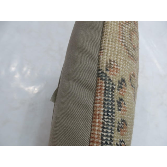 Early 21st Century Vintage Turkish Rug Pillow For Sale - Image 5 of 6