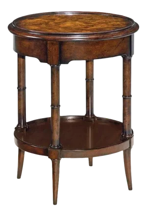 Modern Regency Round Drink Table