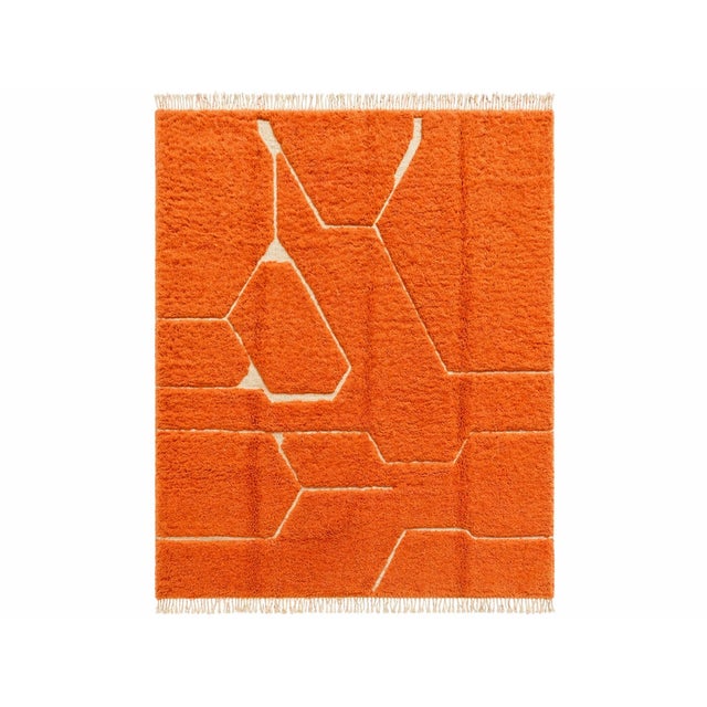 Large Moroccan Beni Ouarain Rug in Wool, 2010s For Sale - Image 12 of 12