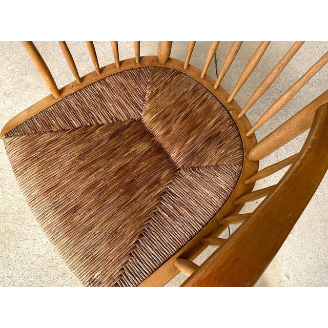 WKS 7 Armchair with Wickerwork Seat by Arno Lambrecht for Wk Möbel, Germany, 1950s For Sale - Image 11 of 15