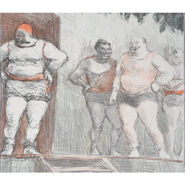 Henri Gabriel Ibels, Swimmers, 1897, Original Lithograph For Sale - Image 3 of 10