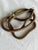 Vintage 1980s Italian Style Bronze Tone Woven Mesh Rope Collar Necklace For Sale - Image 11 of 15