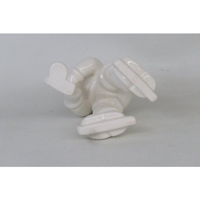 Goebel Hummel Ice Hockey Player 2143a White Glaze Porcelain Figurine 4702b For Sale - Image 10 of 10