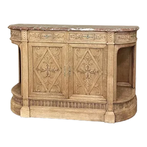 19th Century French Neoclassical Marble Top Buffet