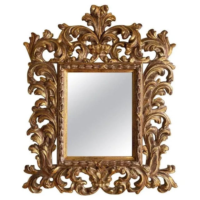 1970s Rococo Giltwood Mirror For Sale - Image 13 of 13