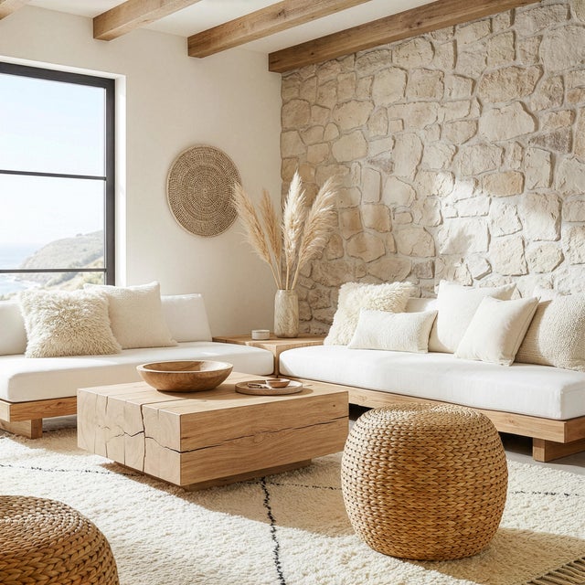 Add organic texture and relaxed elegance to any space with the Butler Specialty Company Portofino Accent Stool. Featuring...