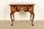 1980s Councill Furniture Queen Anne Inlaid Mahogany Lowboy Dresser or Console Table For Sale - Image 5 of 16