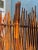 Wood Vintage Bamboo Wall ,Divider For Sale - Image 7 of 12