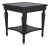 Theodore Alexander Bronze 2 Tier Square Etched Side Table For Sale