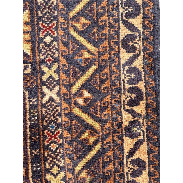 Turkmen Baluch Rug, 1970s For Sale - Image 9 of 18