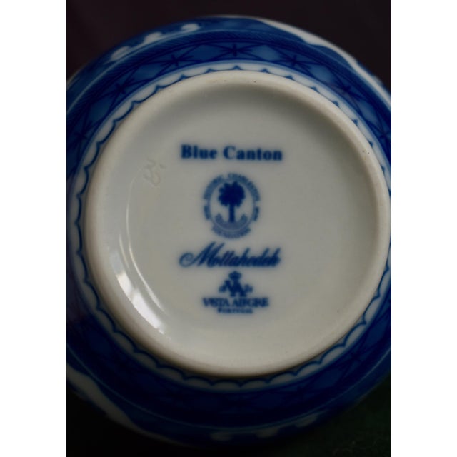 Mottahedeh Vista Alegre Blue Canton Creamer Pitcher Portugal For Sale - Image 16 of 16