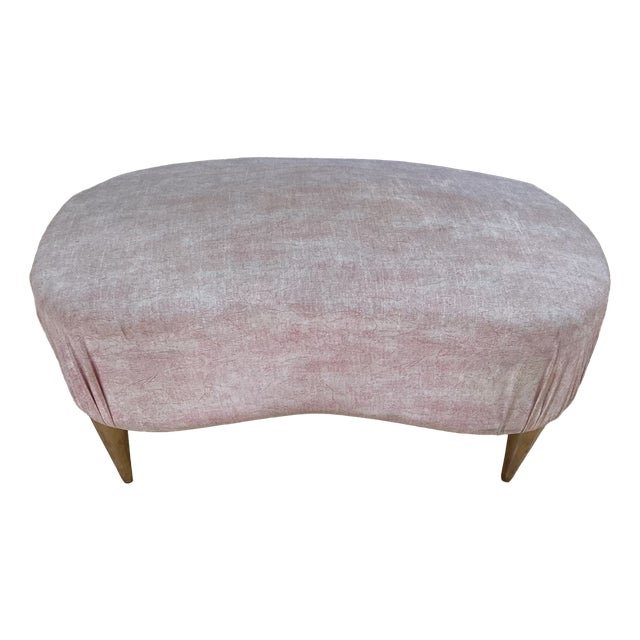 Bean-Shaped Pouf Ottoman in the style of Federico Munari, 1950s For Sale