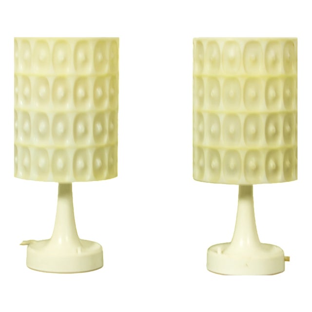 Mid-Century Modern Lamps from Erco, 1970s, Set of 2 For Sale