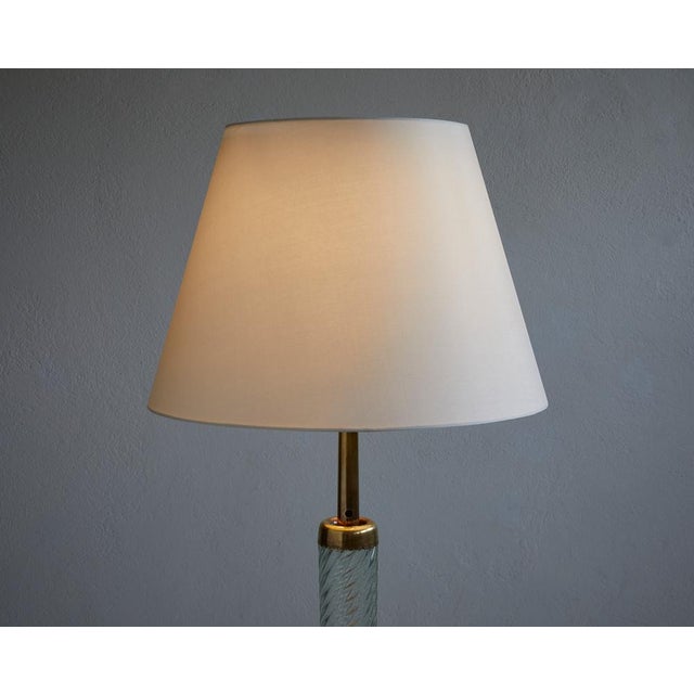 Mid-Century Modern Model N° 529 Floor Lamp attributed to Carlo Scarpa for Venini, 1942 For Sale - Image 3 of 12
