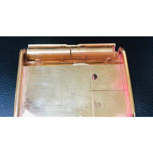Cartier 18 Karat Yellow Gold Vanity Case 279 Grams, Art Deco, 279 Gm Gold, Rare For Sale - Image 12 of 18