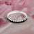Metal Natural Blue Sapphire Ring 6.5 14k W Gold 0.66 TCW Certified For Sale - Image 7 of 15