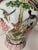 Vintage Blue & Pink Chinoiserie Ginger Jar Vase For Sale - Image 9 of 13