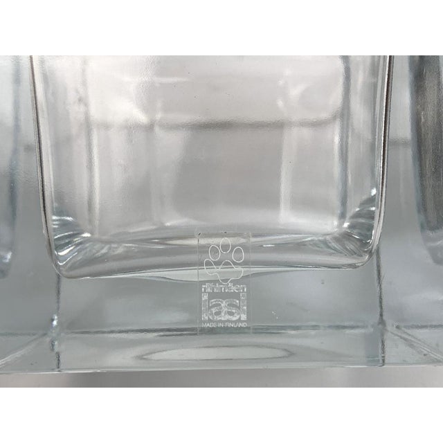 Accordion Vases by Tamara Aladin for Riihimäki Lasi, Finland, 1971, Set of 3 For Sale - Image 12 of 15