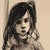 Realism 1970s Ruth Schloss Original Ink Portrait Drawing Small Girl Signed For Sale - Image 3 of 9