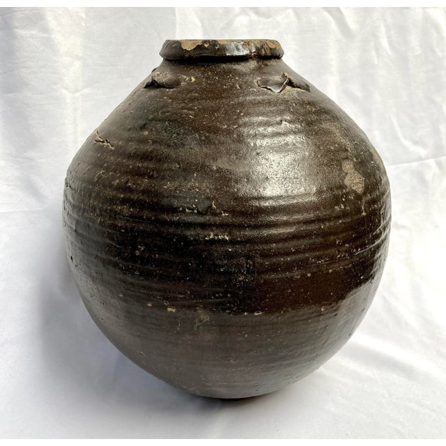 Antique Art Pottery Handcrafted Vase For Sale - Image 4 of 13