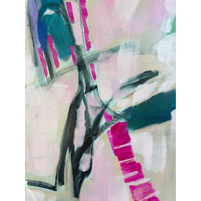 2020s “Sometimes Magic Happens“ Original Abstract Expressionist Painting by Linda McDonough For Sale - Image 5 of 12