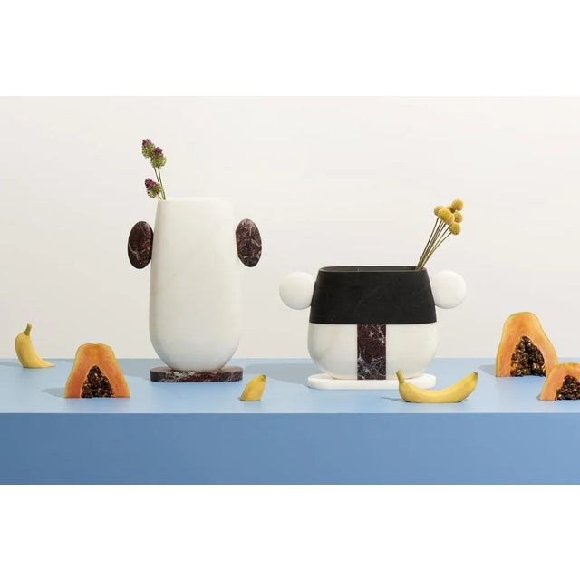 Gold Pietro Marble Vase by Matteo Cibic For Sale - Image 8 of 12