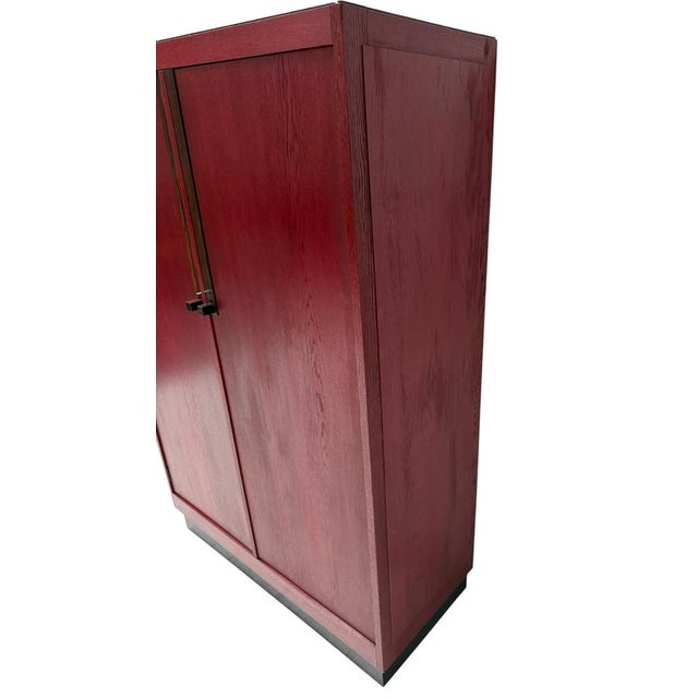 Art Deco Modernist Armoire by A.H. Jansen for L.O.V. Oosterbeek, 1920s For Sale - Image 9 of 16