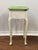 Petite Shabby Chic Queen Anne Style 1930s End Table For Sale - Image 4 of 12