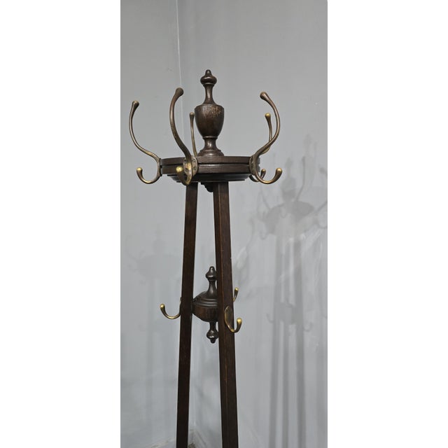 Arts and Crafts Coat Stand, 1910s For Sale - Image 4 of 7
