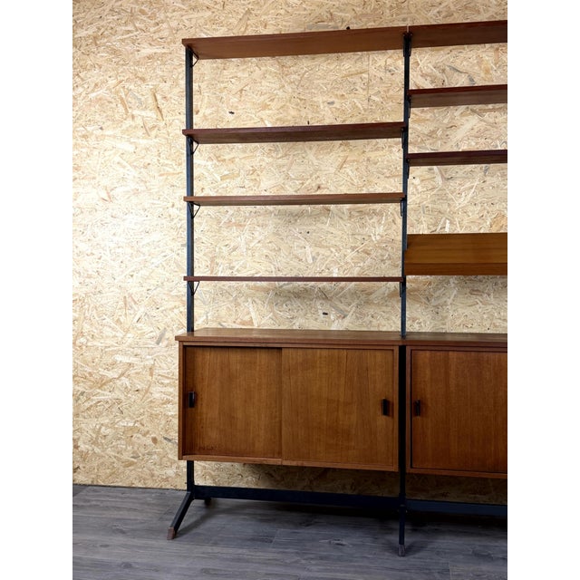 Vintage Swedish Teak Shelving System Wall Unit by Olof Pira, 1960s For Sale - Image 4 of 18