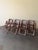 Mid-Century Modern Set of 8 Mid Century Modern Folding Wood Chairs – Made in Romania, 1970s For Sale - Image 3 of 10